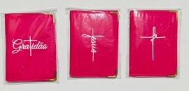 Porta documento rosa, cada