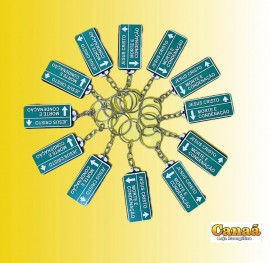 Chaveiros MDF placas de trnsito ( Jesus Cristo ou Morte e condenao ) c/12