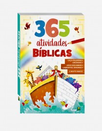  Livro 365 atividades bblicas para colorir, tamanho 25x15, cada