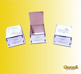 Caixinha porta Joia mdf 7x7, cada