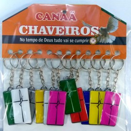 Chaveiro chapinha f cruz,com 12 ps