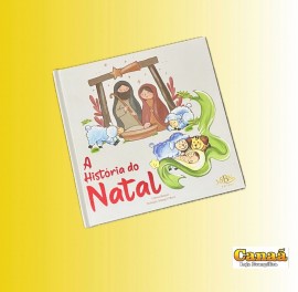 Livro capa dura a verdadeira histria do significado do Natal, cada