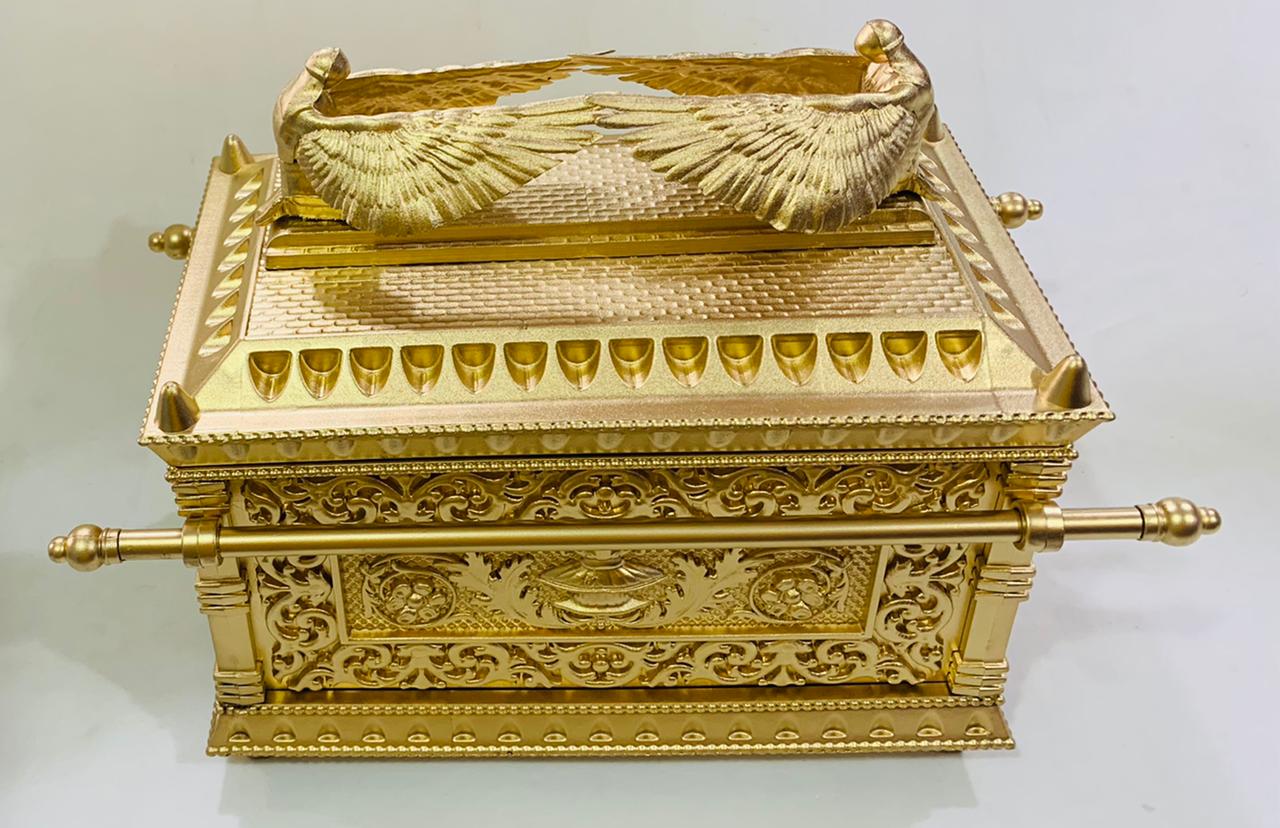 Arca da Aliança dourada ,Gigante CANAA LOJA EVANGÉLICA Arca da Aliança dourada ,Gigante CANAA LOJA EVANGÉLICA