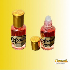 leo de Uno frasco 12ml vidro roll-on com tampa dourada (Accia), cada