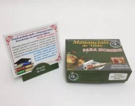 Mananciais de vida para homens ( verde escuro ) ,cada