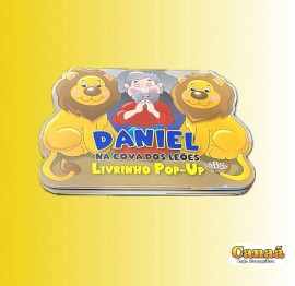 Livro pop-up ( Daniel na cova dos Lees), cada