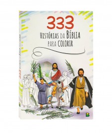 Livro 333 historias da bblia para colorir, tamanho 25x15, cada