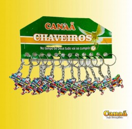 Chaveiro chapinha  Mapa misses   com 12 pcs 