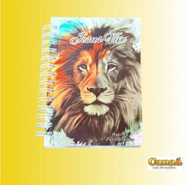 Agenda permanente Leo Aquarela (Jesus vive),cada