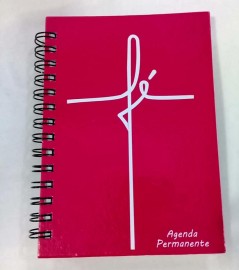 Agenda permanente Rosa palavra f  grande