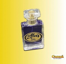 leo de Uno garrafa vidro quadrado 30ml spray com tampa cristal quadrado (Aloes), cada