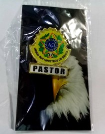 Boton especial com braso,PASTOR